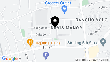 Map of 617 N Street, Davis CA, 95616