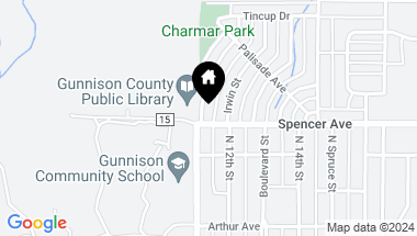 Map of 710 W Spencer Street, Gunnison CO, 81230
