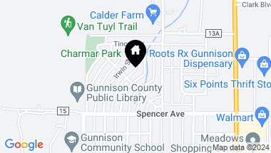 Map of 103 Floresta Street, Gunnison CO, 81230