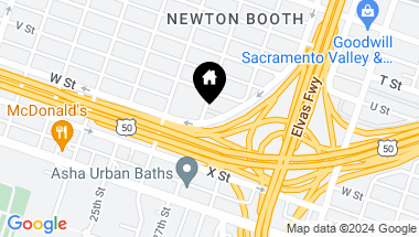 Map of 2221 27 Street, Sacramento CA, 95818