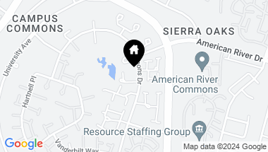 Map of 1102 Commons Drive, Sacramento CA, 95825