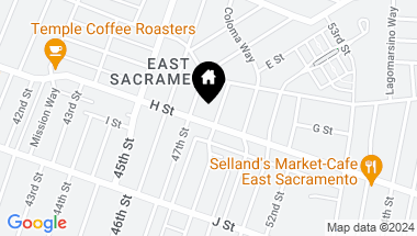 Map of 4727 H Street, Sacramento CA, 95819