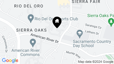 Map of 124 E Ranch Road, Sacramento CA, 95825