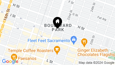 Map of 2110 2112 I Street, Sacramento CA, 95816