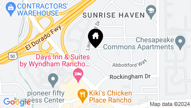 Map of 10404 Abbottford Way, Rancho Cordova CA, 95670