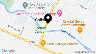 Map of 1334 Lincoln Ave, Calistoga CA, 94515