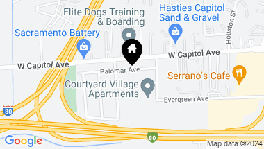 Map of 3501 Palomar Avenue, West Sacramento CA, 95691