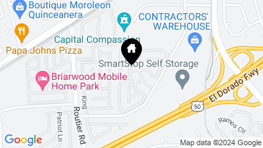 Map of 10035 Mills Station Road 39, Sacramento CA, 95827