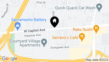 Map of 3215 W Capitol Avenue, West Sacramento CA, 95691