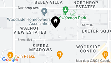 Map of 728 Woodside Lane East 4, Sacramento CA, 95825