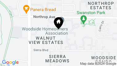 Map of 2266 Woodside Lane 3, Sacramento CA, 95825
