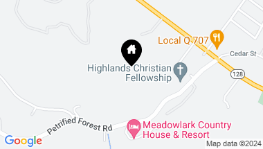 Map of 2779 Foothill Blvd, Calistoga CA, 94515