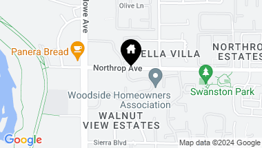 Map of 2294 Woodside Lane 14, Sacramento CA, 95825