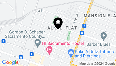 Map of 516 10th Street, Sacramento CA, 95814