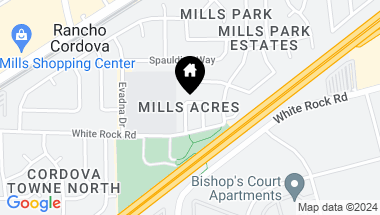 Map of 10518 Mills Acres Circle, Rancho Cordova CA, 95670