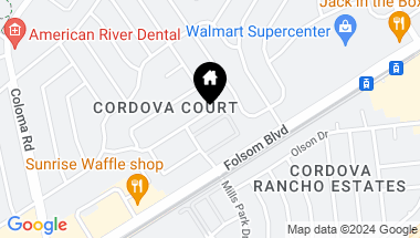 Map of 10524 Croetto Way, Rancho Cordova CA, 95670