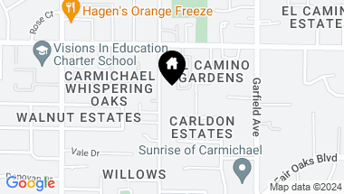 Map of 2350 Gunn Road, Carmichael CA, 95608