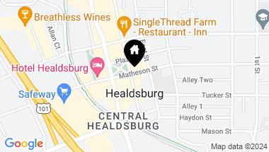 Map of 0, Healdsburg CA