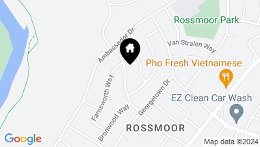 Map of 2041 RossMoor, Rancho Cordova CA, 95670