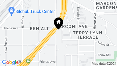 Map of 2736 Connie Drive, Sacramento CA, 95815