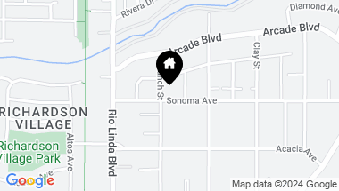 Map of 1015 Sonoma Avenue, Sacramento CA, 95815