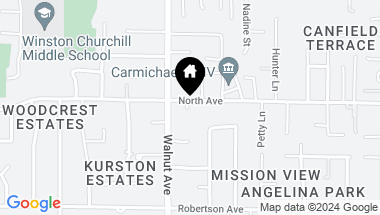 Map of 5124 North Avenue, Carmichael CA, 95608