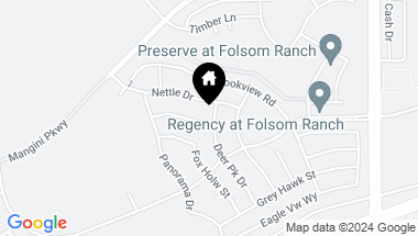 Map of 4256 Coyote Ridge Way, Folsom CA, 95630
