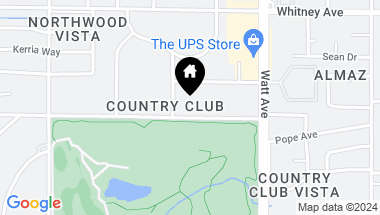 Map of 3303 Pope Avenue, Sacramento CA, 95821