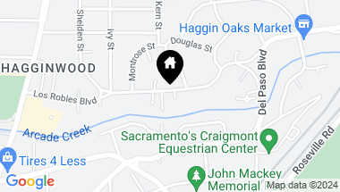 Map of 1802 Los Robles Boulevard, Sacramento CA, 95838