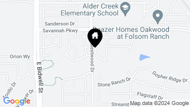 Map of 4510 Triple Creek Way, Folsom CA, 95630