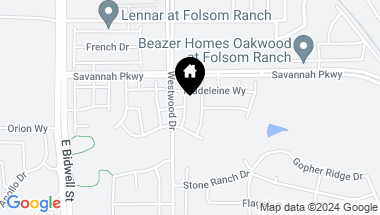 Map of 3320 Crooked Bed Way, Folsom CA, 95630