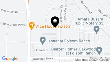 Map of 3241 Auburn Leaf Loop, Folsom CA, 95630