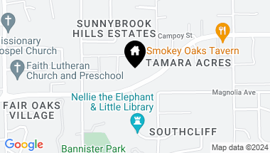 Map of 9421 Boulevard, Fair Oaks CA, 95628