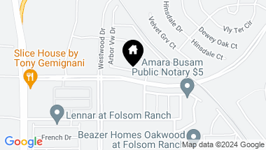 Map of 4545 Fallon Drive, Folsom CA, 95630