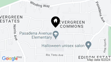 Map of 4106 Wheat Street, Sacramento CA, 95821