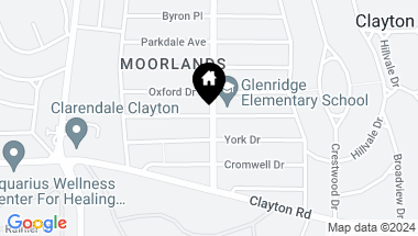 Map of 811 Glenridge Avenue, Clayton MO, 63105