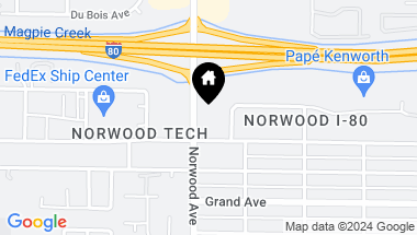 Map of 3940 Norwood AVE, SACRAMENTO CA, 95838