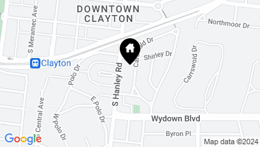 Map of 419 Carswold Drive, Clayton MO, 63105