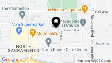 Map of 584 Samuel Way, Sacramento CA, 95838