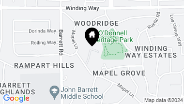 Map of 4434 Mapel Lane, Carmichael CA, 95608