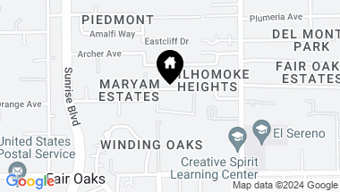 Map of 8024 Orange Avenue, Fair Oaks CA, 95628