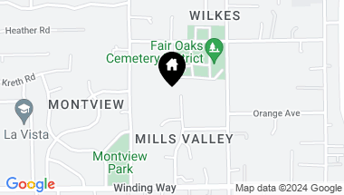 Map of 4535 Shady Oak Way, Fair Oaks CA, 95628