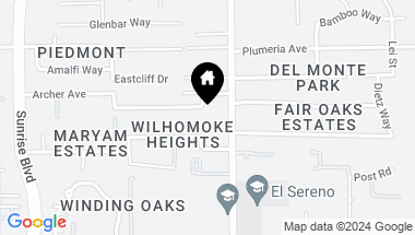 Map of 8074 Archer Avenue, Fair Oaks CA, 95628