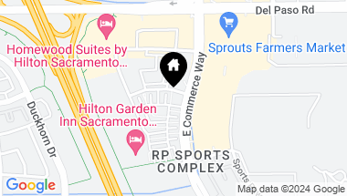 Map of 4476 Corse Walk, Sacramento CA, 95834
