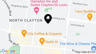 Map of 139 N Bemiston Avenue, Clayton MO, 63105