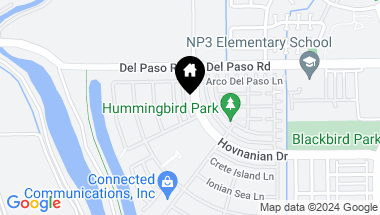 Map of 4358 Hovnanian Drive, Sacramento CA, 95834