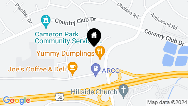 Map of 0 Cameo Drive, Cameron Park CA, 95682