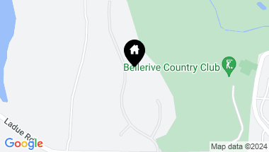 Map of 14 Bellerive Country Club, Town and Country MO, 63141