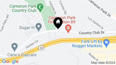 Map of 3180 Country Club Drive 1A, Cameron Park CA, 95682