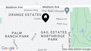 Map of 5212 Castle Street, Fair Oaks CA, 95628